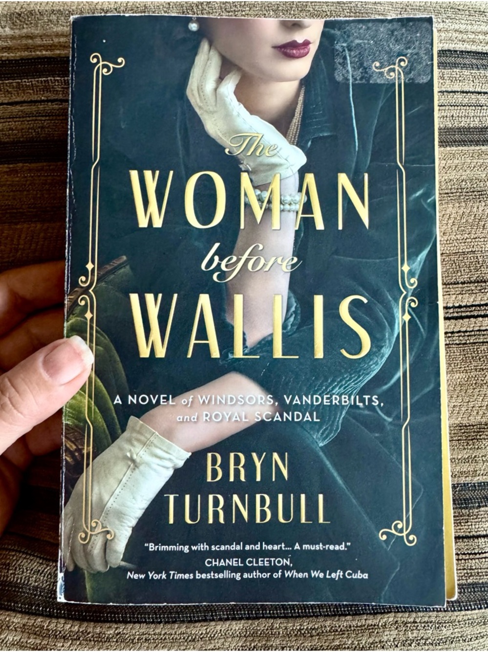 The Woman Before Wallis by Bryn Turnbull - Green & Gold Hardcover
